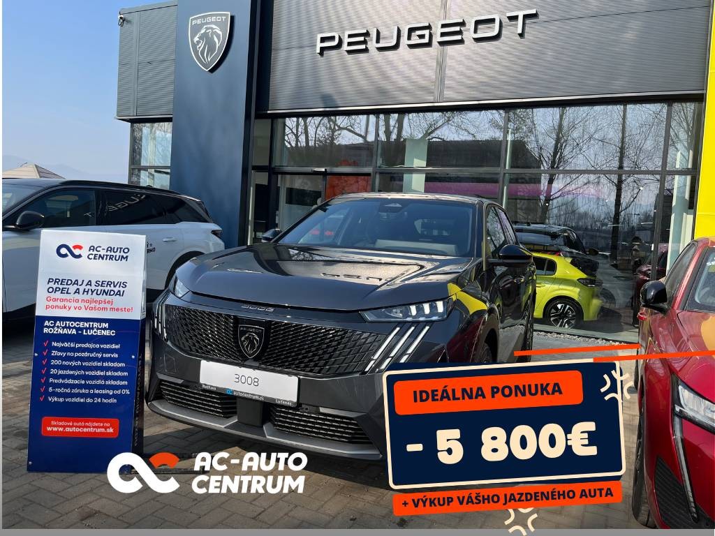 Peugeot 3008 1.2 Mild Hybrid 136k (MHEV)