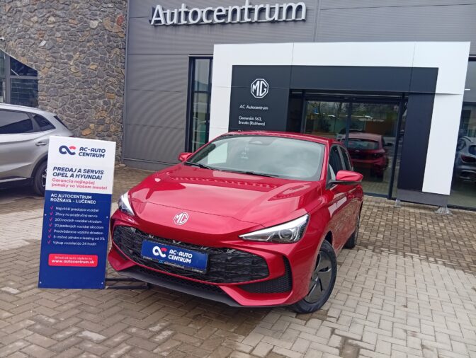 Mg MG3 1,5 HYBRID ESSENTIAL – výnimočná ponuka