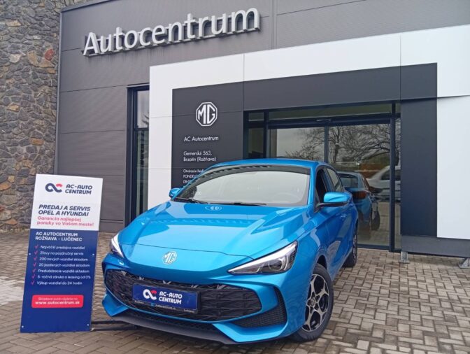 Mg MG3 1.5 EMOTION 5MT – výnimočná ponuka